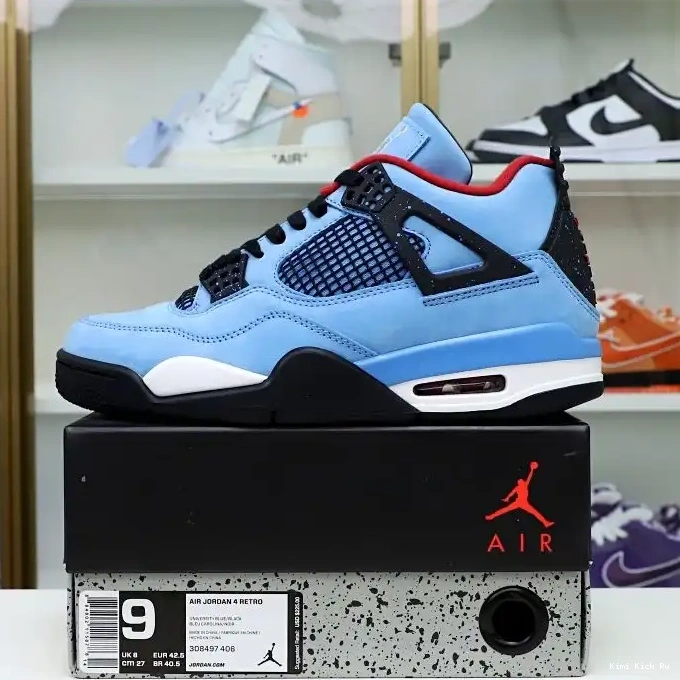 RETRO X SCOTT &amp; JORDAN FRIENDS JACK' AIR 4 'CACTUS FAMILY TRAVIS Kimikick 0506